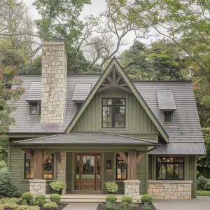 Green Gable Getaway with Rustic Charm
