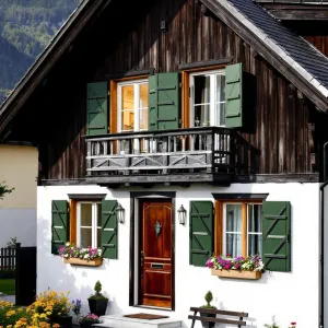 Enchanting Mountain Retreat with Colorful Flora