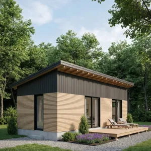 Streamlined Garden-Edge Micro Retreat