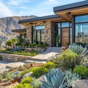 Rocky Charm: A Luxe Bungalow Scene