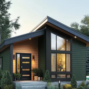 Contemporary Green Gables Delight