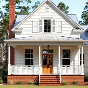 Gable Grandeur: Porchside Perfection