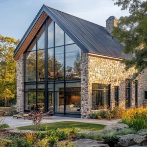 Modern Stone Marvel: Gabled Glory