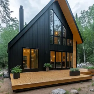 Inky Abode Among Verdant Giants
