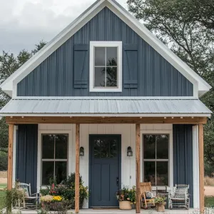 Charming Nest with a Blue Tint