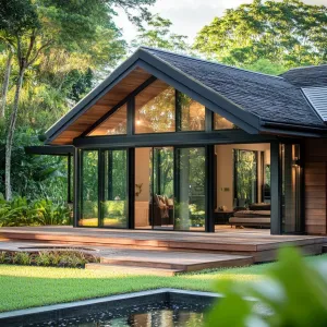 Modern Cabin Amidst Jungle Dreams