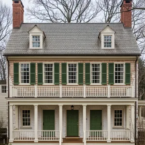 Graceful Grids: Dutch Farmhouse Harmony