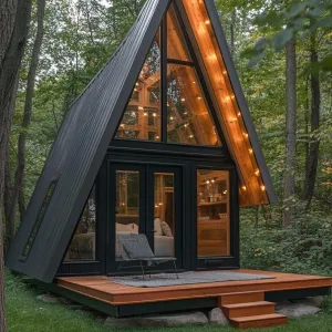 Dreamy A-Frame Forest Escape