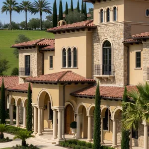 Tuscan Oasis with Majestic Archways