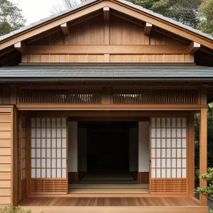 Japanese Porch of Peaceful Charm