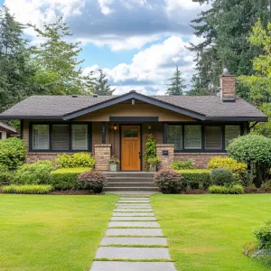 A Slice of Suburban Bliss With a Brick-Framed Smile