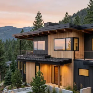 Summit Timber Flatroof Mountain Home