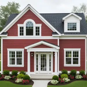 Crimson Charmer with Flower Bed Flair