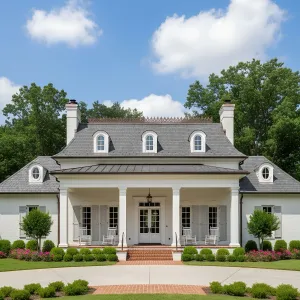 Slate-Dormered Creole Porch Haven