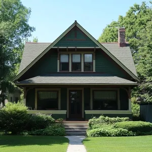 Preview of Peacock Green Bungalow Amidst Leafy Splendor