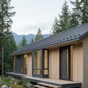 Mountain Boardwalk Timber Cabin