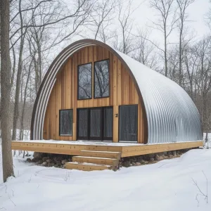 Snowy Retreat with a Quonset Twist
