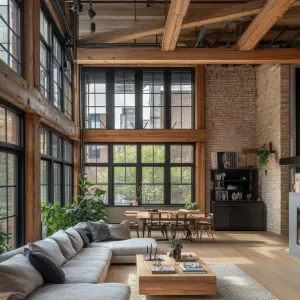 Industrial Charm Meets Modern Comfort