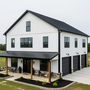 Two-Tone Retreat: The Black and White Barnhouse