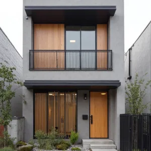 Courtyard Calm, Graphite And Honeywood