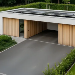 Wooden Archway of Solar Serenity