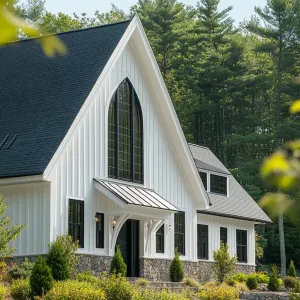 Gabled Glory: A Gothic Homestead Amongst Pines