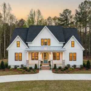Sunset Gabled Country Gathering Home