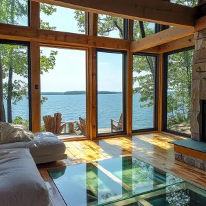Floating House With Glass Floors