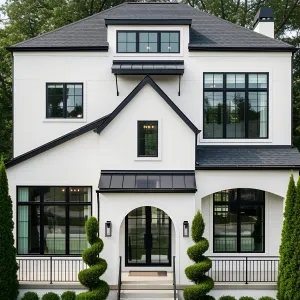 Sleek Sanctuary Amidst the Foliage