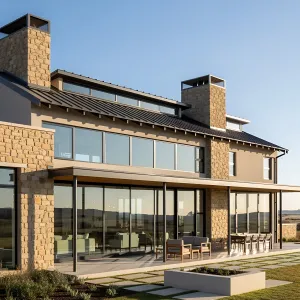 Serene Horizon in Stone and Steel