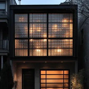 Luminous Lantern Lodge: The Glass Glow House