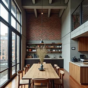 A Loft with a Rustic Rhythm