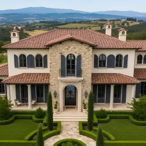 Enchanting Oasis with a Tuscan Embrace