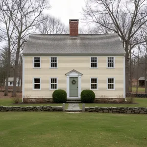 Cream-Clapboard Hearthside Cottage