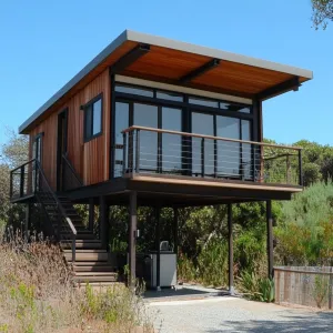 Elevated Coastal Cabin