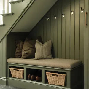 Cozy Green Nook Understairs