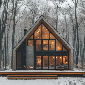 Gable House Symphony: Winter’s Wooded Whisper