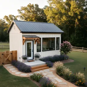 Lavender-Edged Lightwell Studio