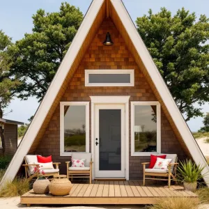 Quirky Triangle Escape on the Beach