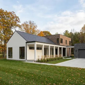 Modern Farmhouse With Clean Lines