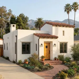 Mountain View Spanish Casita Pathway