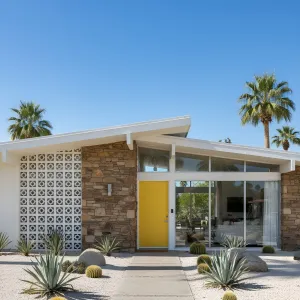 Yellow Door Delight in the Desert