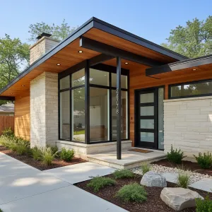 Preview of Cedar Soffits, Stone, And Steel Calm