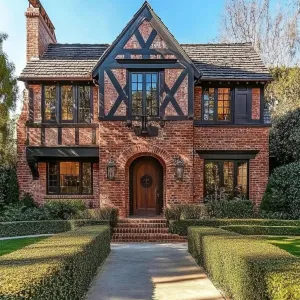 Preview of Vintage Tudor Hideaway with Brick Flair