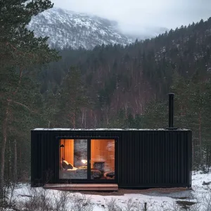 Scandinavian Hygge Cabin