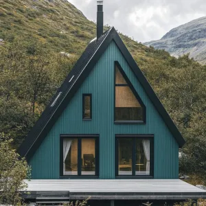 Scandinavian Modern House Nestled in Nature