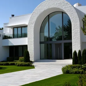 Archway Allure with Verdant Views