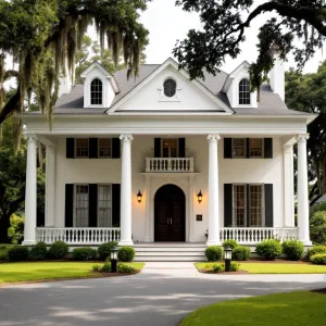 White Pillars of Southern Serenity