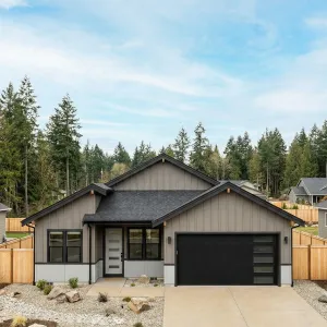 Sleek Ranch With Forestside Charm