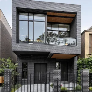 Black Brick Haven: The Mansion of the Minimalist